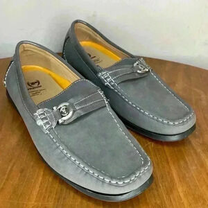 PHAT FARM Mens Comfort Tech Gray Driving Slip on Casual Loafers Shoes Size 7.5